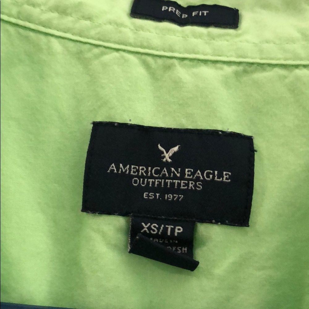 American Eagle Prep Fit Button Down Xs - image 2